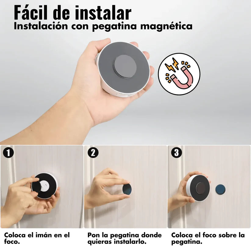 MoonLight™ Foco LED recargable con sensor de movimiento