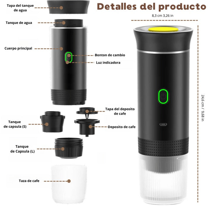 InstaCoffe™ Cafetera Portatil