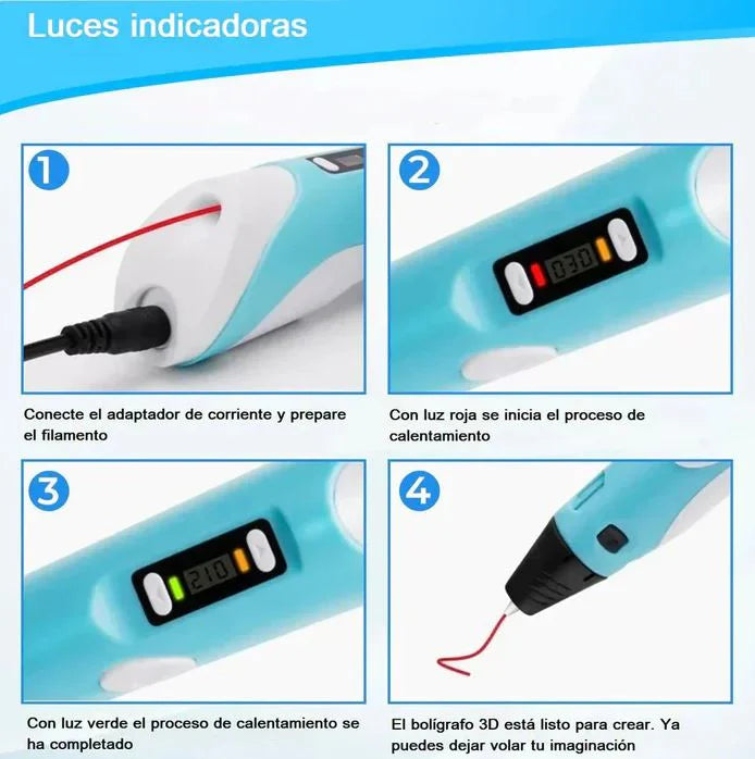 Lapiz Mágico 3D™:👩🎨🔝 Dibuja, modela y construye sin límites