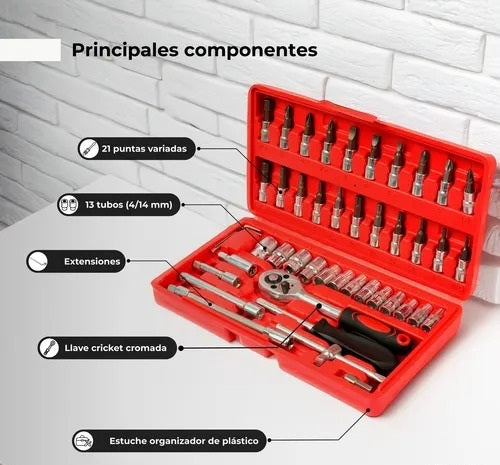 ToolMaster Pro 46:đ§° Desde lo mĂĄs fino hasta lo mĂĄs rudo