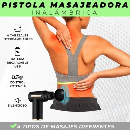 ZenGun™ Plus — Pistola Masajeadora Portátil Recargable