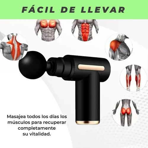 ZenGun™ Plus — Pistola Masajeadora Portátil Recargable