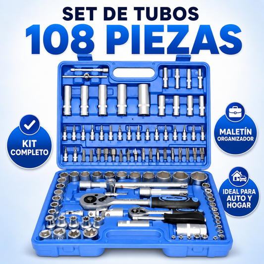 Set de tubos de 108 Piezas
