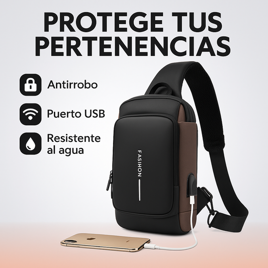 SmartShield® - Mochila Urbana Antirrobo con Puerto USB