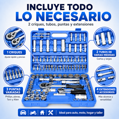 Set de tubos de 108 Piezas