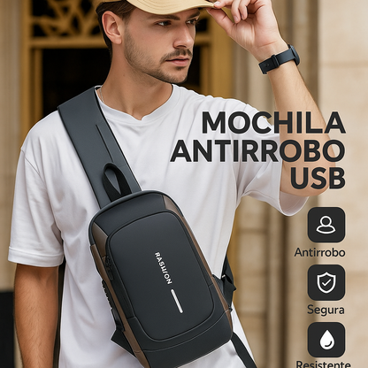 SmartShield® - Mochila Urbana Antirrobo con Puerto USB