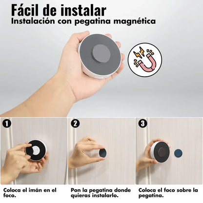MoonLight™ Foco LED recargable con sensor de movimiento