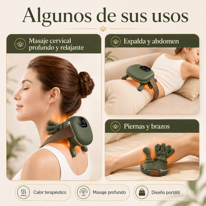 RelaxPro™ — Masajeador Inteligente para Cuello, Hombros y Espalda