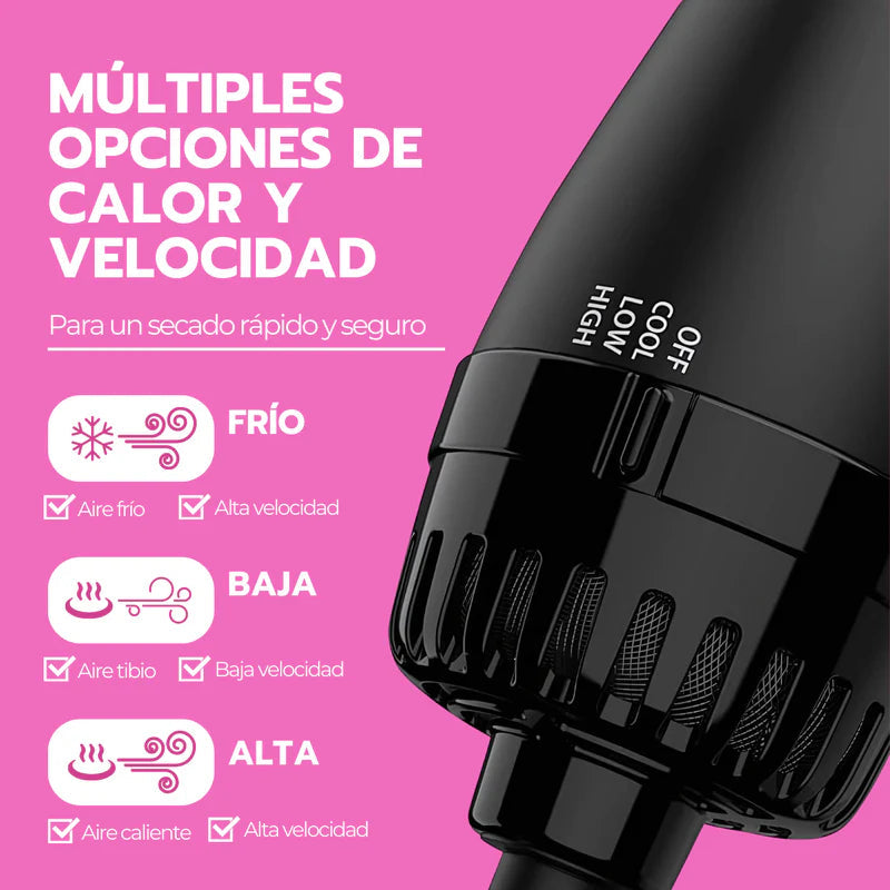 NovaLiss™ Cepillo Alisador Profesional 3 en 1