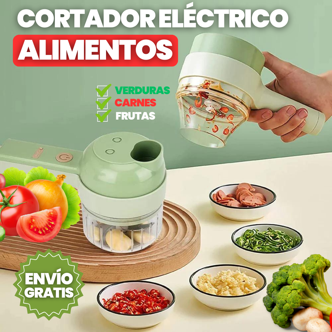 ChefMágico 4D®: Triturador Inalámbrico para Alimentos