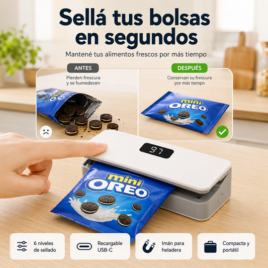 SellaFresh­™ Sellador de Bolsas portátil