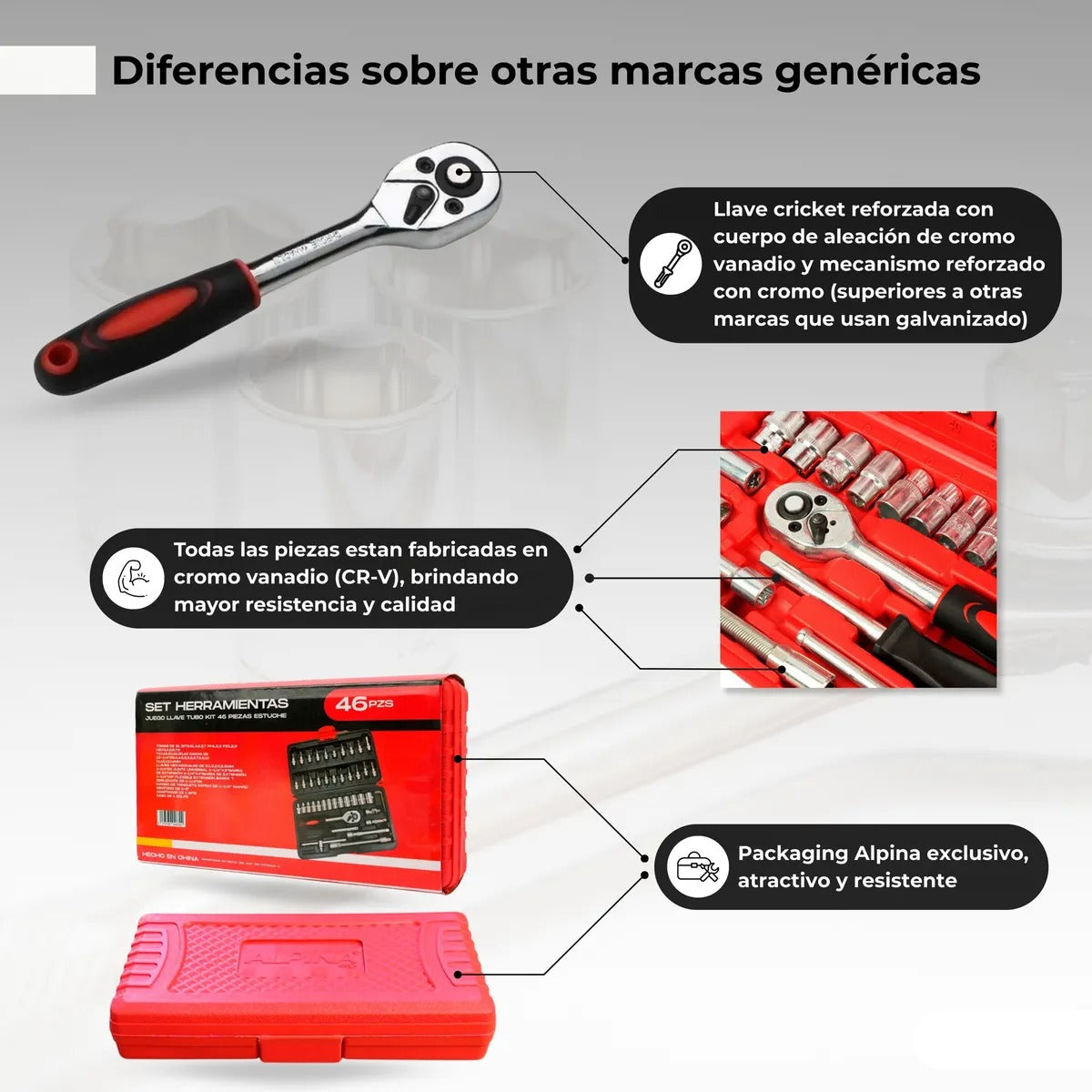 ToolMaster Pro 46:🧰 Desde lo más fino hasta lo más rudo