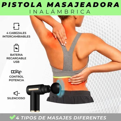 ZenGun™ Plus — Pistola Masajeadora Portátil Recargable