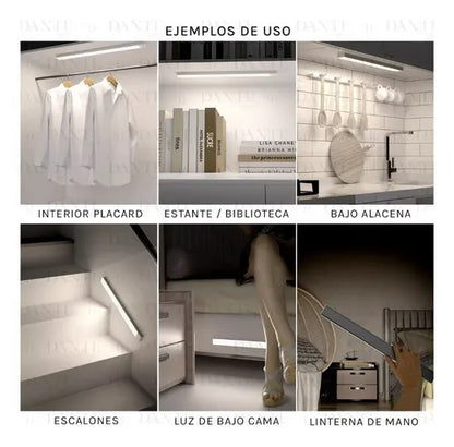 ¡PROMO 3X1! Barra Led con Sensor Movimiento