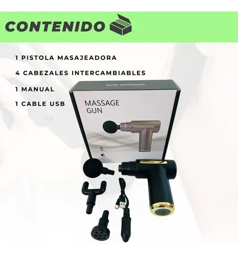 ZenGun™ Plus — Pistola Masajeadora Portátil Recargable