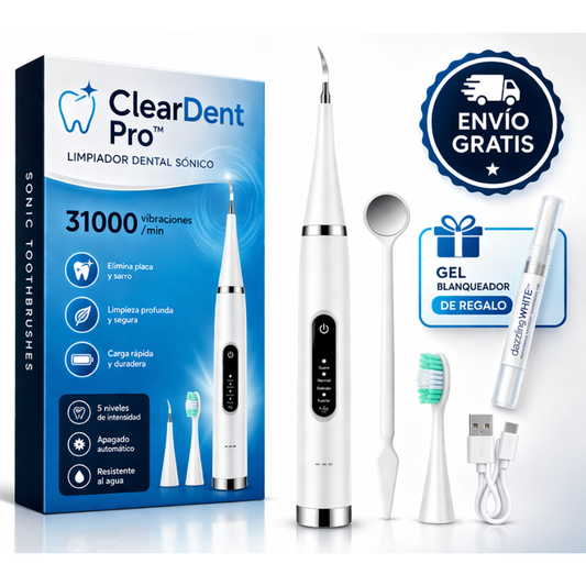 ClearDent Pro® Limpieza profesional en Casa + Gel de regalo