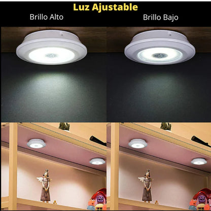 SET DE 3 LUCES LED A CONTROL REMOTO + Pilas de Regalo🎁🎁