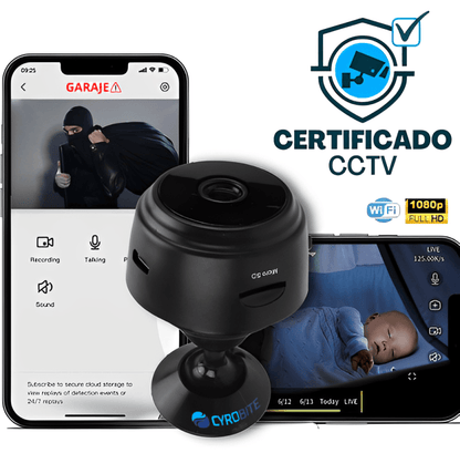 (3X1 SOLO POR HOY) MINI CÁMARA ESPÍA DE VIGILANCIA - WIFI, FULL HD