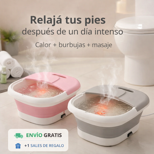 Zenvy™ Spa de Pies Plegable + 1 sales de regalo