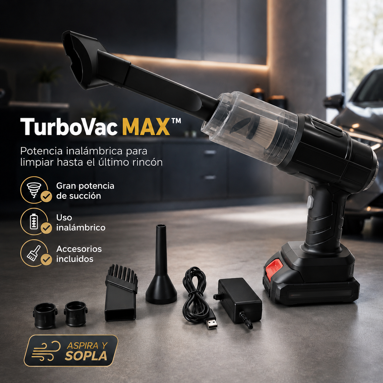 TurboVac MAX™ 4 en 1