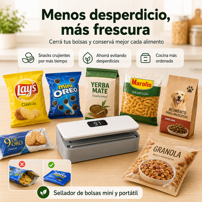 SellaFresh­™ Sellador de Bolsas portátil
