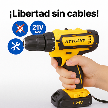 Taladro Inalambrico Atornillador Electrico 2 Baterias Recargable (NOVATIX-HYTOSHY)