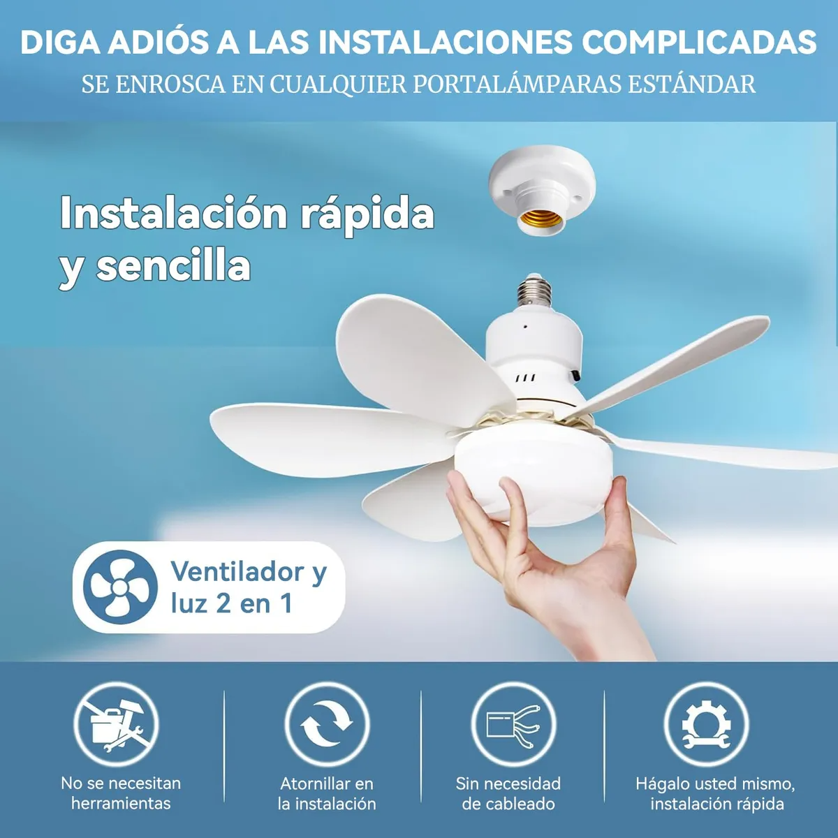 LumiVent™ | Sin Cables, Sin Esfuerzo, Sin Calor