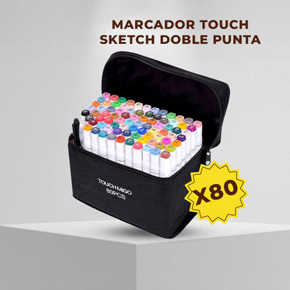 MARCADORES TOUCH®  x48 u 80 UNIDADES DOBLE PUNTA