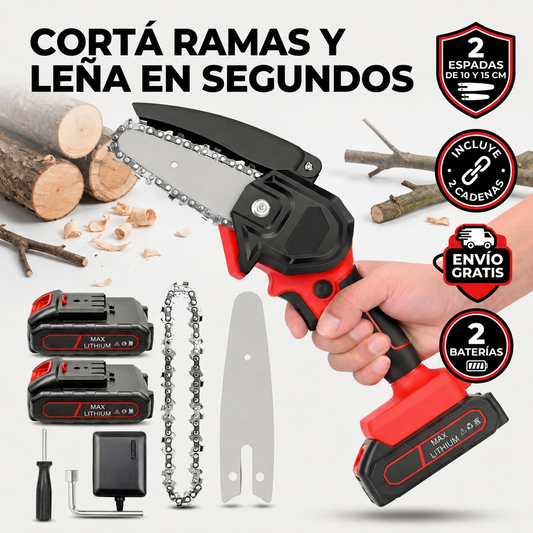Motosierra Portatil™ 2 Baterias