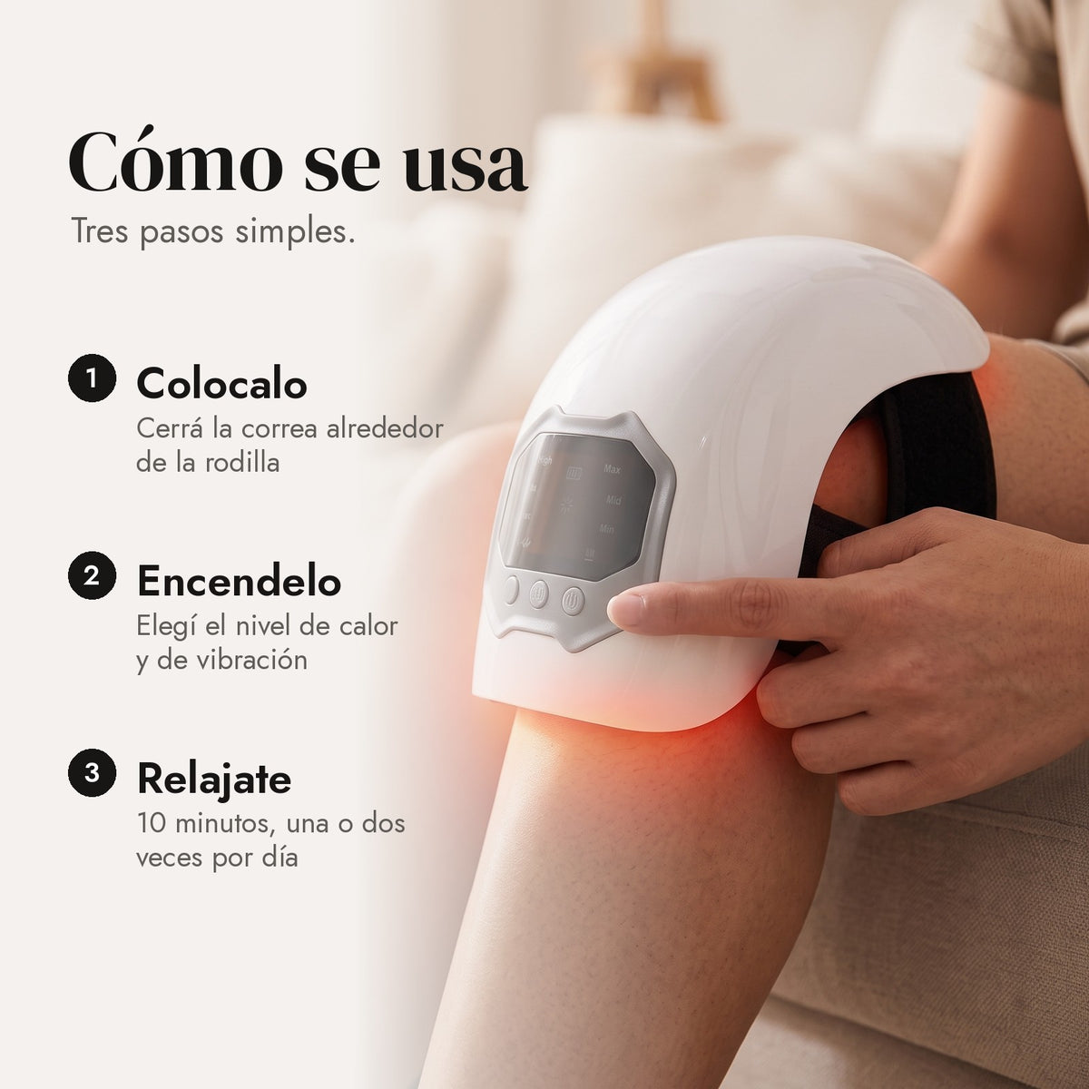 Cómo se usa RodiTherm en tres pasos