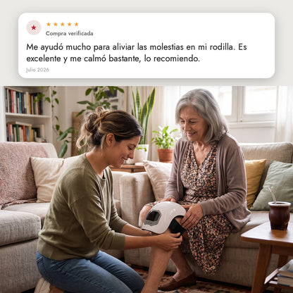 Opinión de compradora e hija ayudando a su madre a usar RodiTherm